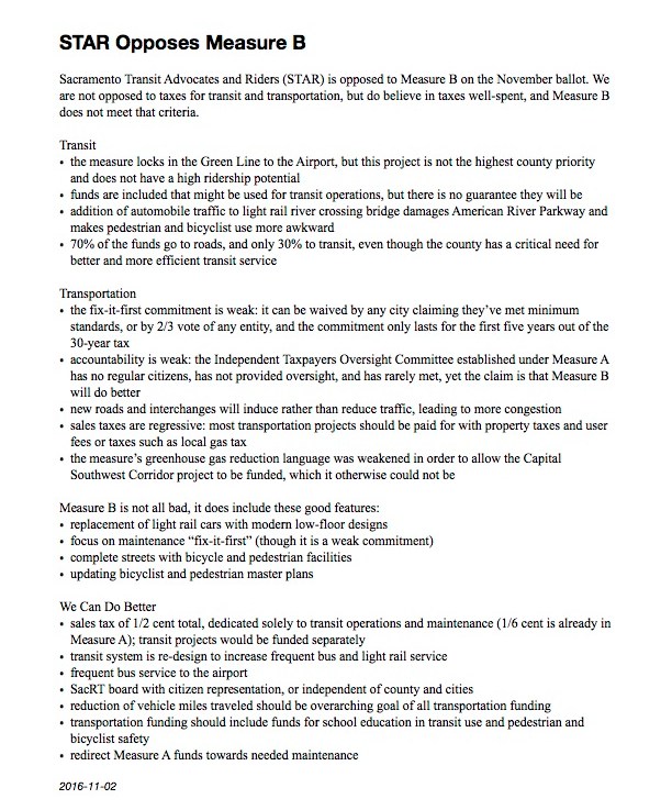 Measure B one page&nbsp;position