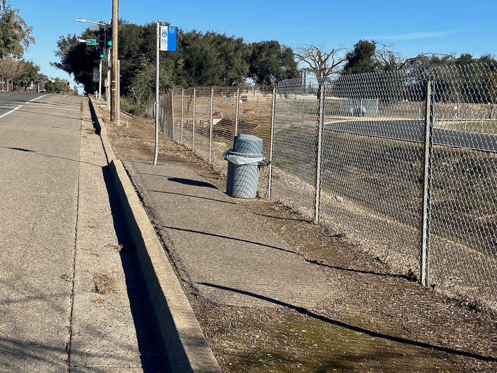 Freeport bus stop inaccessible