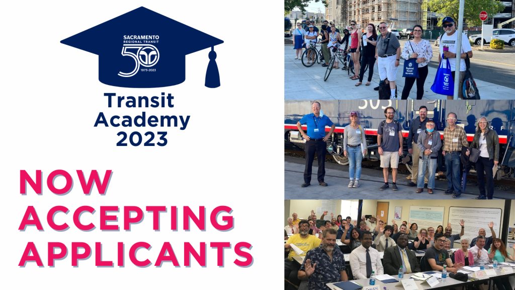 SacRT Transit Academy graphic