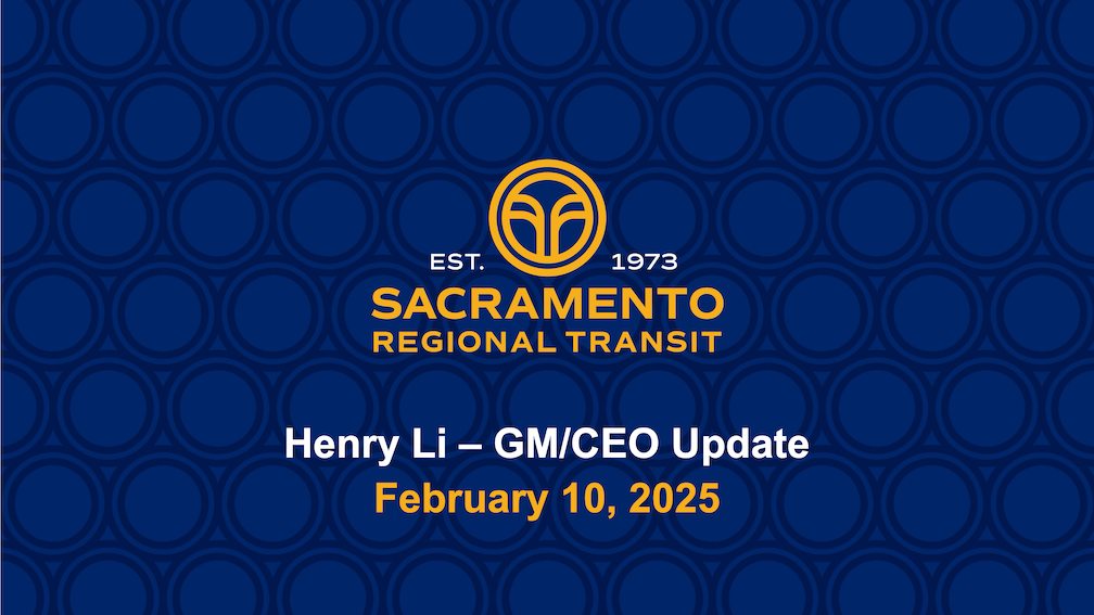 first slide of Agenda 5.1 General Manager's Report